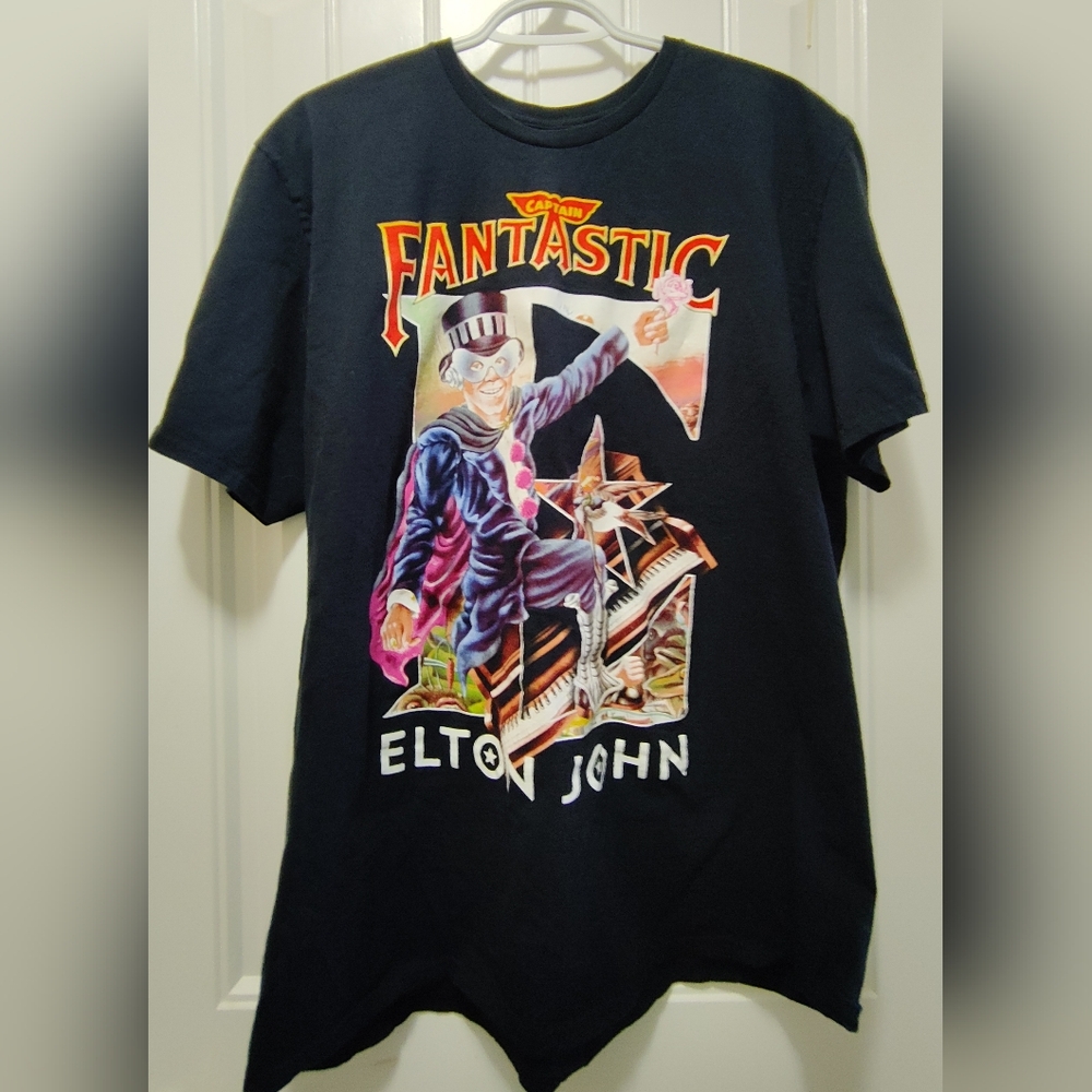 Elton John Captain Fantastic T Shirt Mens Size 2XL
